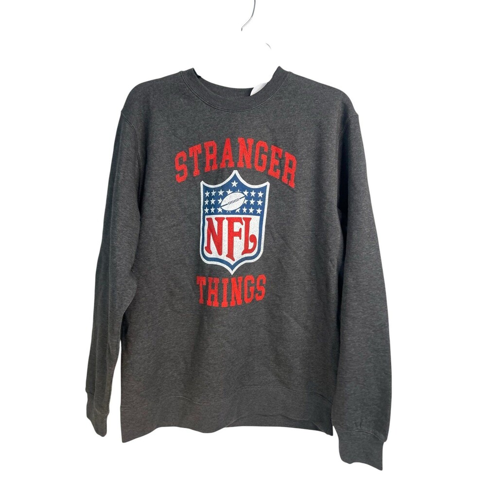 Mens Stranger Things NFL Graphic Sweatshirt Size M